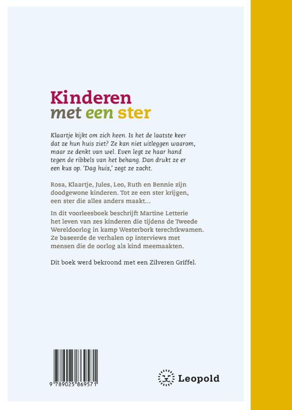 Kinderen met een ster achterkant