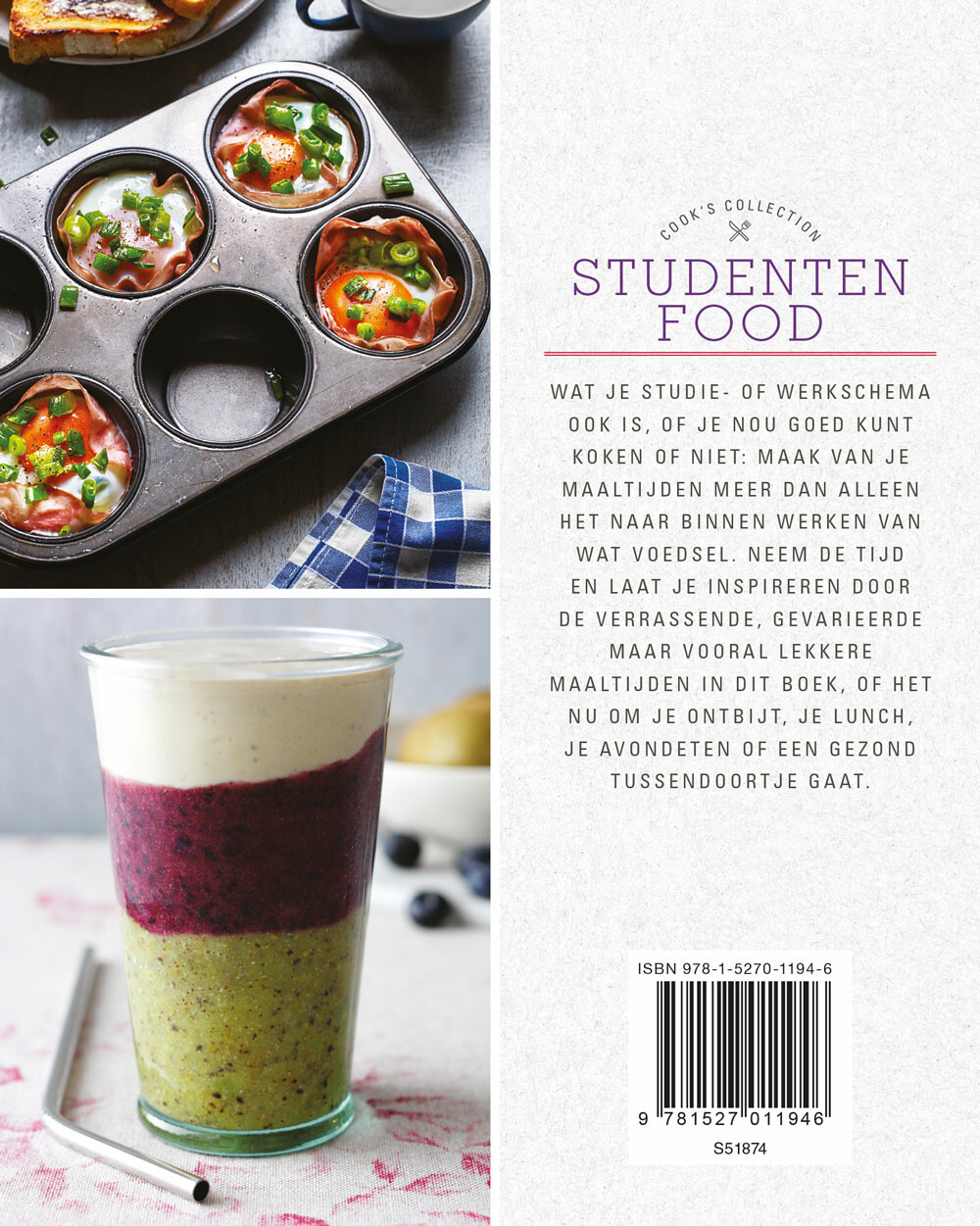 Studenten food / Cook's Collection achterkant